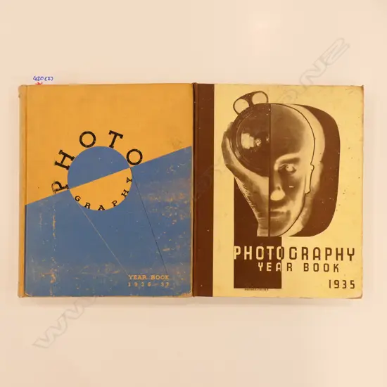 TWO PUBLICATIONS: PHOTOGRAPHY YEAR BOOK 1935 & 1936-37